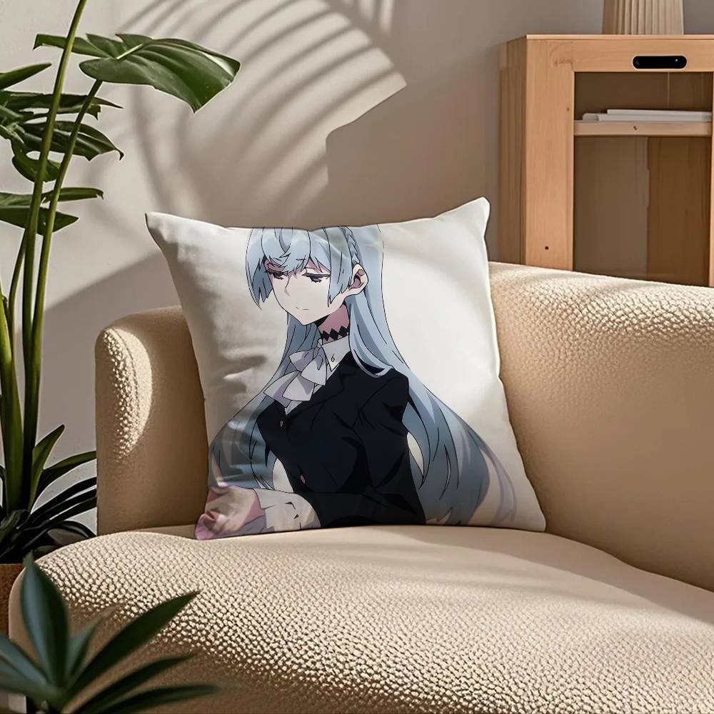 K-Kiznaiver Anime Pillow Case Comfort Sofa Bed Silky elegant Invisible zipper Custom Decorative cushion cover