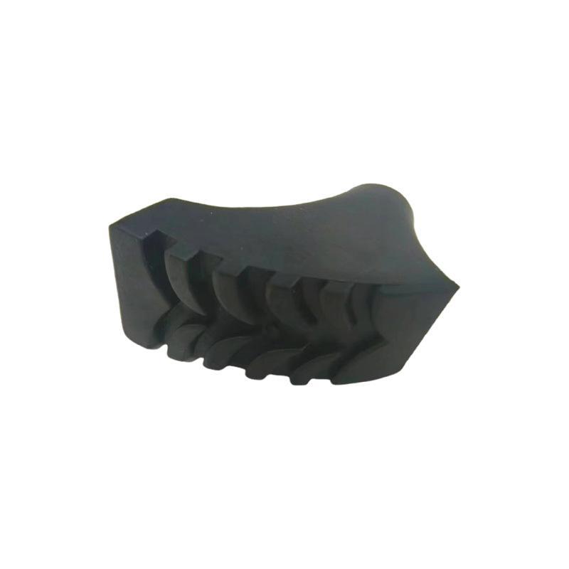 10Pcs Walking Trekking Pole Tip Protectors Anti-skid Rubber Buffer Pads Durable Replacement Parts for Cross-country Hiking Camping