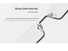 2024 Portable Anti-Blue Light Floral Reading Glasses for Men & Women - Elegant Rimless/Semi-Rimless Presbyopic Glasses with Pen Holder