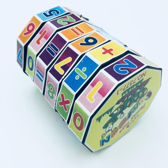 Magischer Bunter Würfel Zylinder Puzzle Mathe Lernen Frühe Pädagogik Kinder Spielzeug