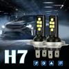 2 x H7 Led Car Light Car Headlight Bulbs High Low Beam 240W 52000LM 6000K White