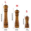 1PC Manual 5 inch 8 inch 10 inch grinder; pepper grinder; oak wood; Sichuan pepper; freshly ground pepper powder; seasoning jar.