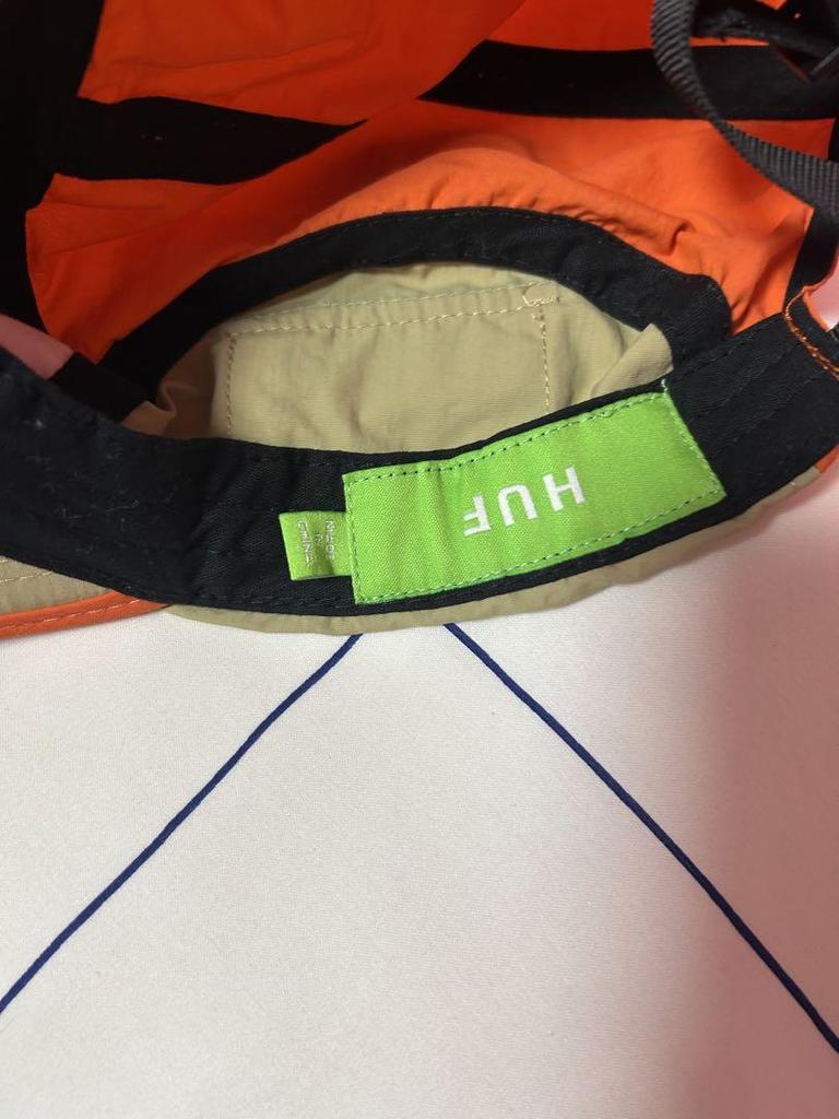 [USED] HUF Orange Beige Cap