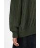 YOUTH Meshed Mohair Sweater_Olive