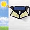 100LED solární nástěnné svítidlo Venkovní lampa vodotěsná pohybový senzor solární sluneční světlo Pouliční lampa Zahradní zábradlí Dekorativní lampa
