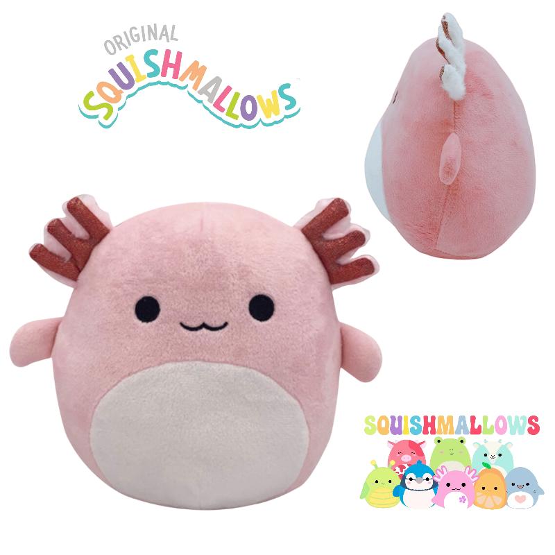 Squishmallow Axolotl Pink Plush Toy Stuffed Animals Doll Hug Pillow Child Gift