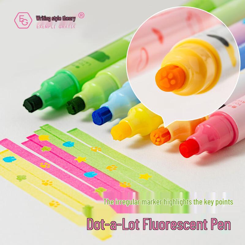 Stackable Animal Highlighter Pen Set