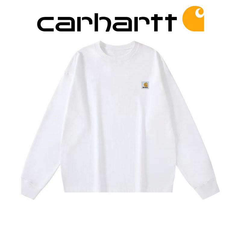 carhartt 2025 Nové vysoce kvalitní logo s logem z bavlněné látky s dlouhým rukávem pro muže a ženy
