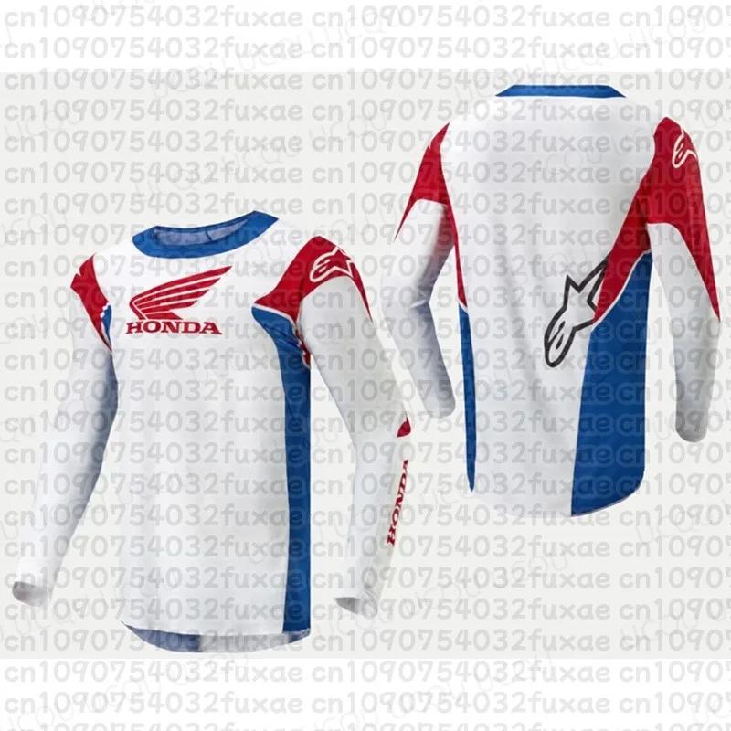 Honda 2026 Summer New Off-Road Motorcycle Riding T-Shirt Breathable Sportswear Men and Women Riding Clothes RA4