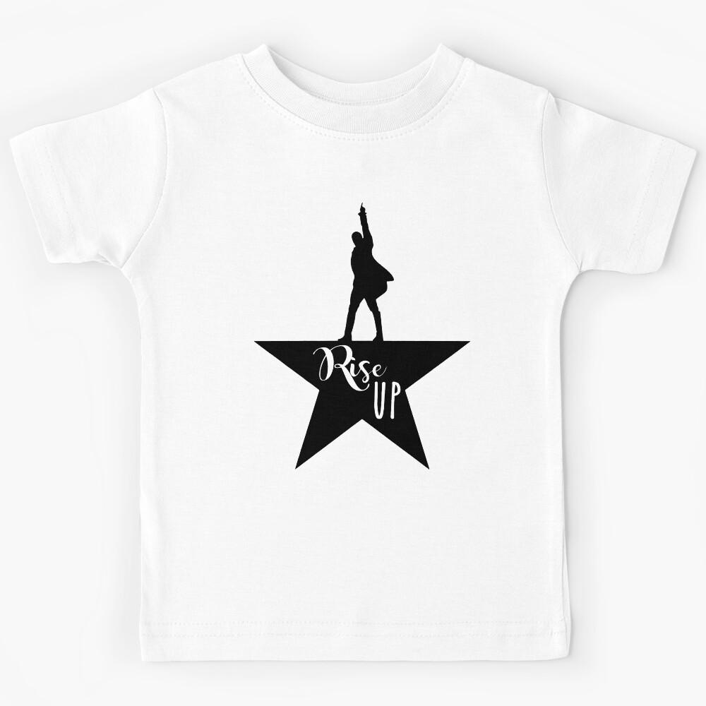 Hamilton Musical Rise Up Album Cover Fan Art Kids T-Shirt 160