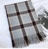 Popularity Style Tartan Plaid Scarf   Fringe Shawl - Weekend Casual Windproof Warm Scarf for Autumn Winter