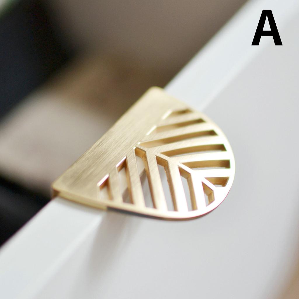 Modern Nordic Minimalist Handle Leaves Invisible Cabinet Closet Furniture Drawer Handle Ins Wind Zinc Alloy