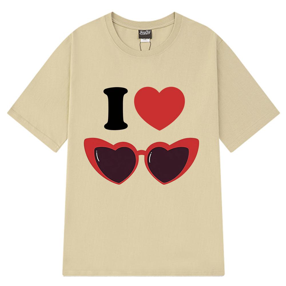 I Love Chiara Oliver Fashion Graphics Tshirt Men Women Harajuku Tshirts Shortsleeved Loose Casual Cotton Highquality Tshirts 2XL
