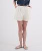 THE-ABON Women'S Cotton Bermuda Shorts Khaki