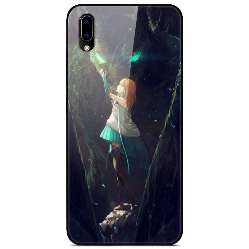 Für vivo V17 Hüllen V17 Pro Gehärtetes Glas Harte Rückseite Für Vivo V15 Pro Handyhülle Coque Für Vivo X50 Pro Lite Hülle X 50Lite