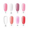 15ml Nail Extension Glue Set Nail Mold Double-head Brush Nail Crystal Extension Glue Set 48W Baking Lamp Set 1