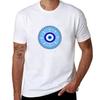Greek Key Evil Eye Tshirt Stylish Graphic Short Sleeve Top