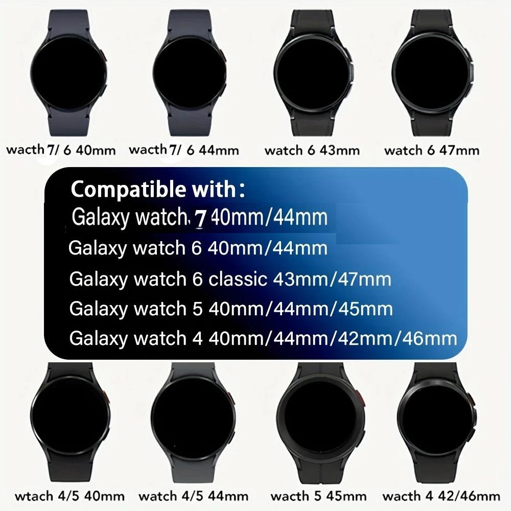 No Gaps Leather Strap For Samsung Galaxy Watch 6 4 Classic 47mm 43mm 46mm 42mm Band For Watch 6 5 4 40mm 44mm 5Pro 45mm Bracelet