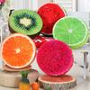 Adorable 16" Round Fruit Sofa Throw Pillow For Living Room Or Bedroom