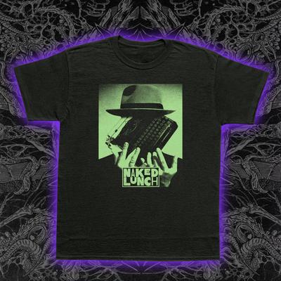 T-Shirt Naked Lunch David Cronenberg Film di Culto Grafica Letteratura Surreale