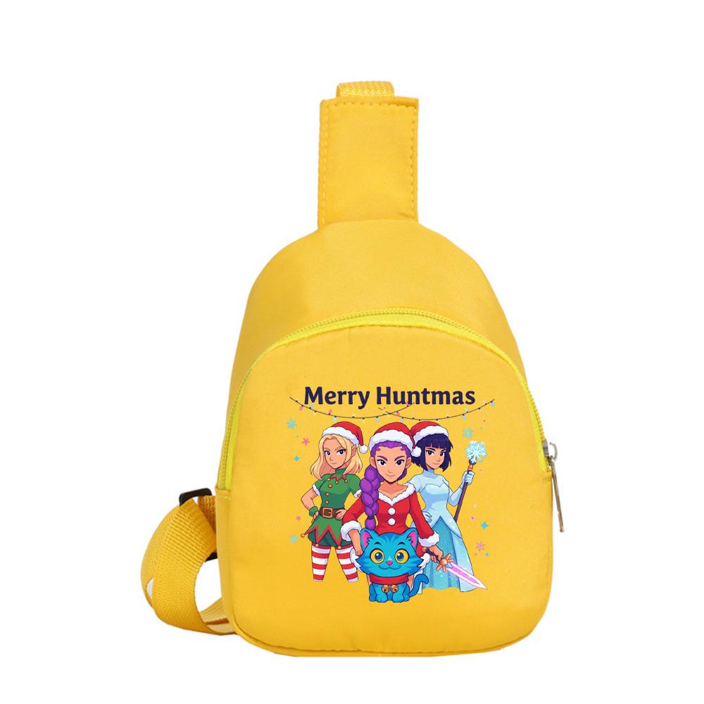 K-Pop Demon Hunters Printed Shoulder Bag Crossbody Bag Kawaii Portable Compact Storage Bag Crossbody Pouch Kid Birthday Christmas Gift