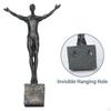 Climbing Sculpture Wall Hanging Decoration Figure