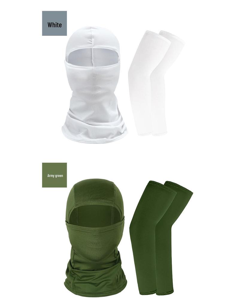 Outdoor Sun Protection Ice Silk Sleeves & Breathable Multi-Functional Cycling Face Mask Headband