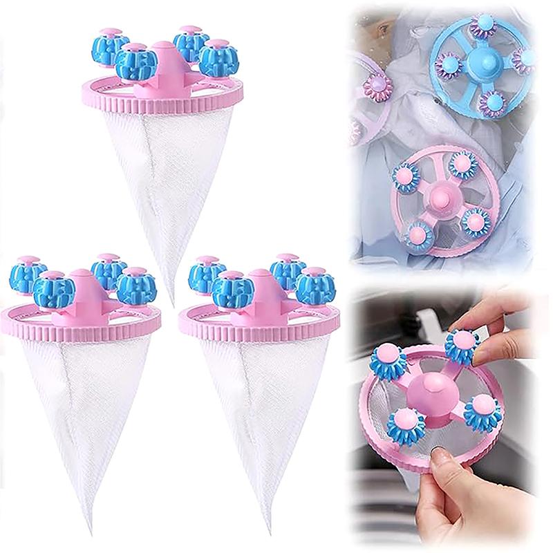 3Pcs Pet Hair Remover Washing Machine, Anti Lint Balls Washing Machine, Filter Bag Washing Machine Hair Remover, Hair Filter Bag