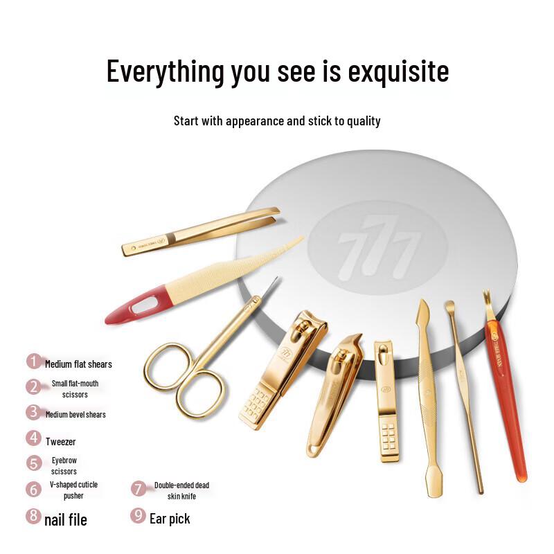 

777 Professional Nail Care Set