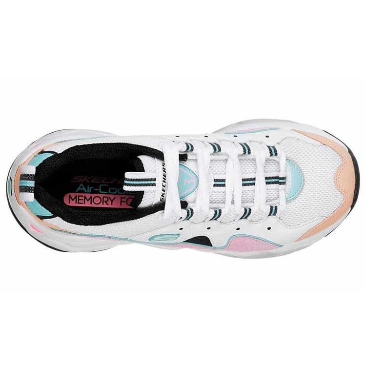 (WMNS) Skechers D'Lites 3.0 'White Pink' Women's 12955-WPKB