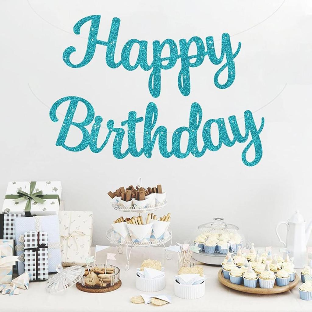Creative Birthday Flag Happy Birthday Party Decor Kids Adults Hanging Banner Photo Backdrop Wedding Decoration