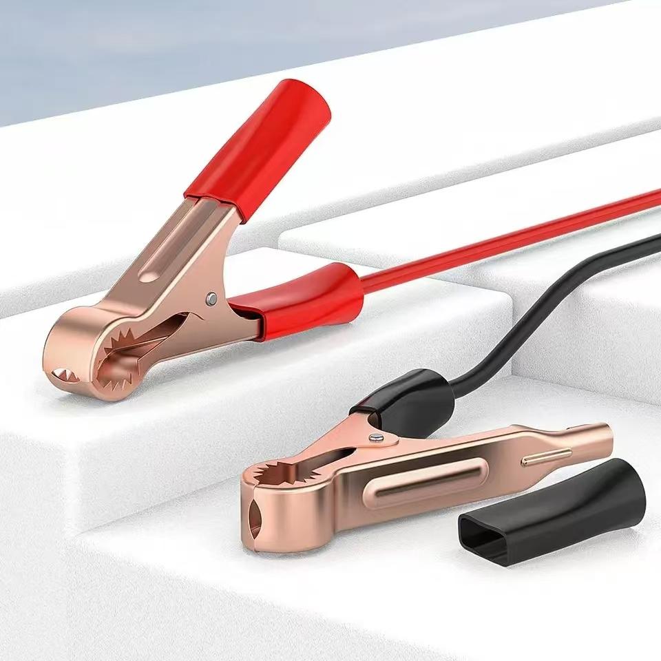 Car High Power Pure Copper Battery With Clip To Cigarette Lighter Female Socket 12V 24V Volt 220W Car Socket Plug