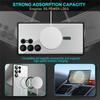 For MagSafe Case For Samsung Galaxy S25 S23 S22 Ultra Plus Magnetic Lens Protector Cases For Samsung S24 S21 Ultra Plus Cover