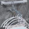 Portable Foldable Travel Hanger Folding Clothes Drying Rack Travel Hangers Hanging Rack with 5 Holes for Hotel Camping Travel