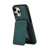 For iPhone 16 Pro Max Case Card Holder Kickstand Leather + TPU Phone Cover with Shoulder Strap