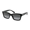 Logo de la letra C doble en el lateral, montura de acetato, gafas de sol cuadradas, negras para mujer