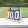 Anzeigetafel Anzeigetafel Tragbar 3 Ziffern Sport für Badminton Groß Sportlicher Punktezähler Flipper Indoor-Spiele Klapp-Anzeigetafel