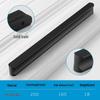 Modern Minimalist Gold Cabinet Handle, Light Luxury I-Shaped Black Drawer Pull