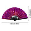 Raves Hand Fan Foldable Craft Holding Lasers Colors Hand Fan Festival Handheld Folding Fan For Dance Decoration Holiday Party