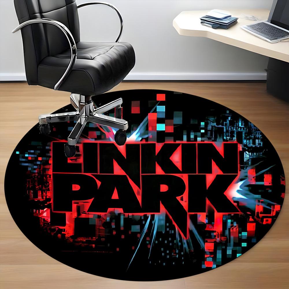 1pc Linkin Park Band MerchandiseChair Carpet for Office, Non-slip, Soft and Durable Office Rug for Interior Decoration, Perfect for Office Yy250925102
