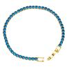 Charm Female Pink Blue Red Green Rainbow Blue Zircon Stone Round Bracelet Gold Color Wedding Jewelry For Women