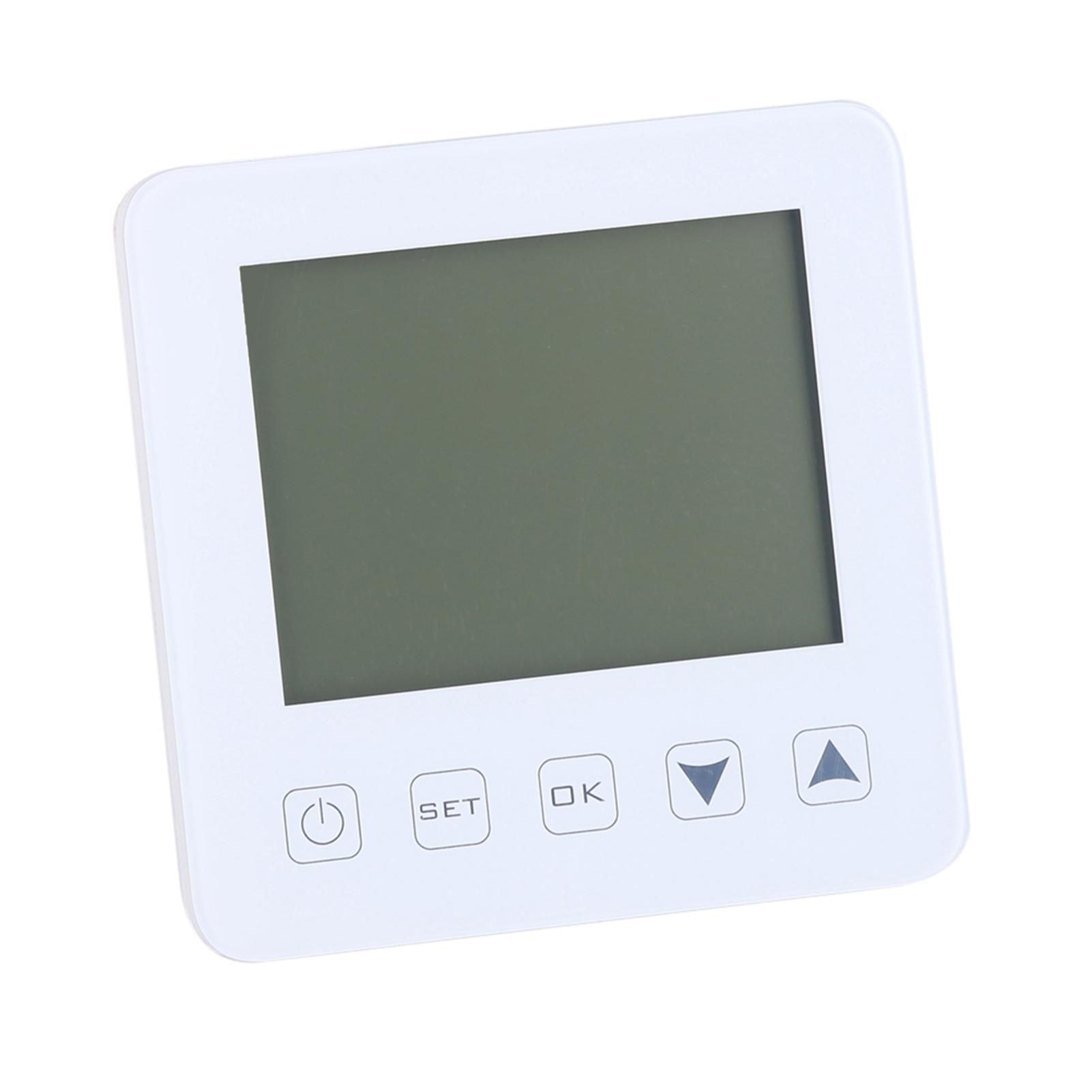 

16A Programmable LCD Screen Electric Heating Thermostat Room Temperature Controller