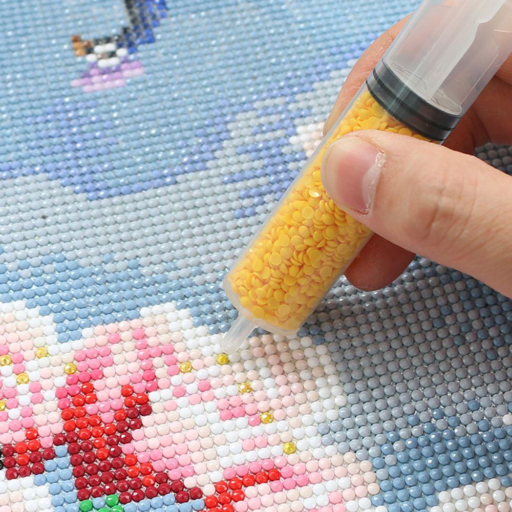 Plastic Syringe Shape Big Pen 5D Diamond Painting Point Drill Pen Storage Drill Tube DIY Craft Embroidery Crafts Cross Stitch