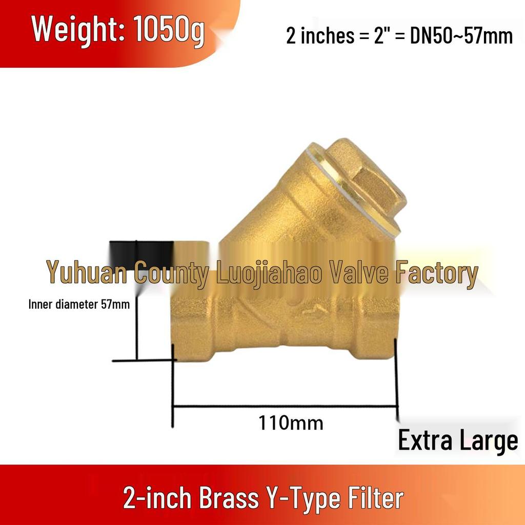 High-Pressure High-Temperature Forged Brass Y-Type Multifunctional Filter Pipe