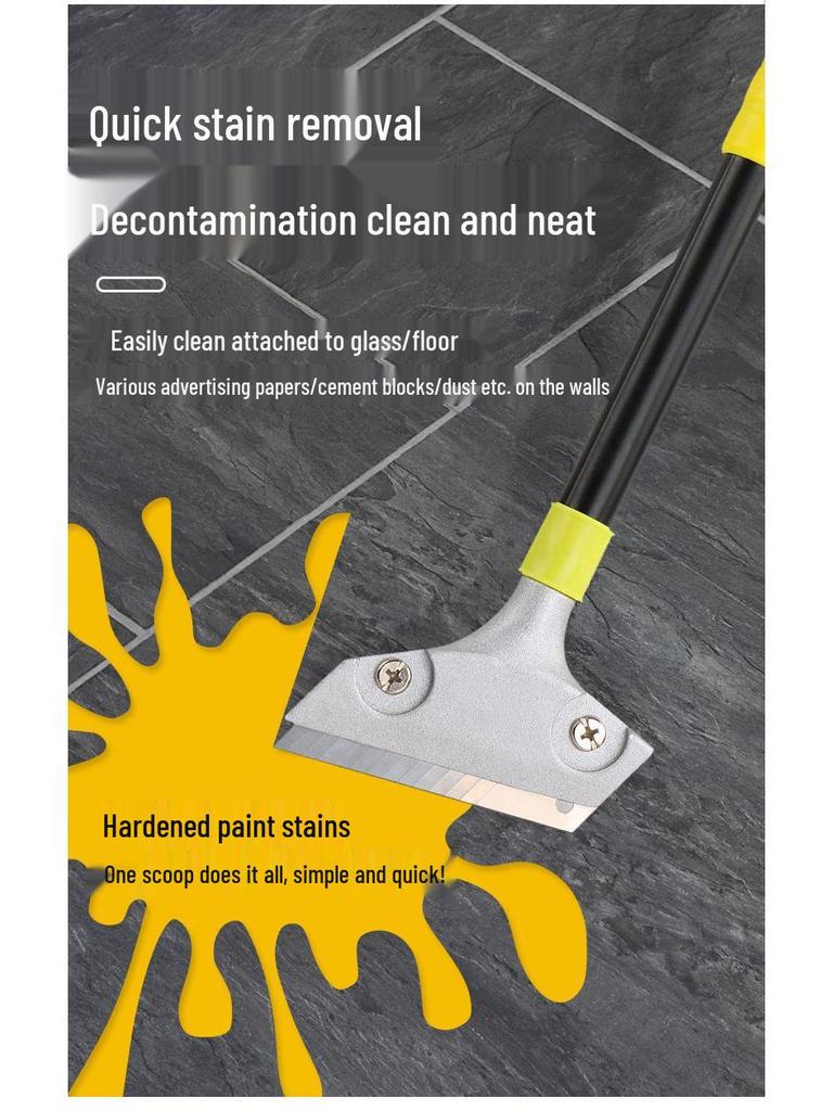Telescopic Long Handle Heavy Duty Scraper for Grout and Glue Removal