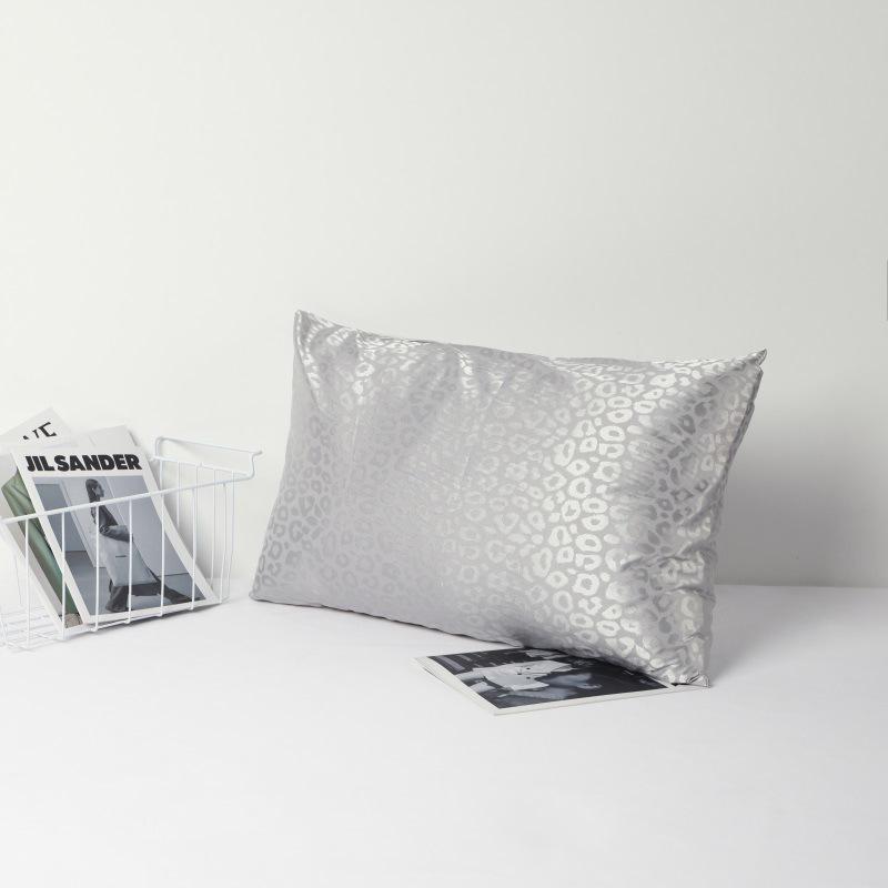 Solid Color Imitation Silk Pillowcase - Ice Silk Feel Satin Cushion Cover