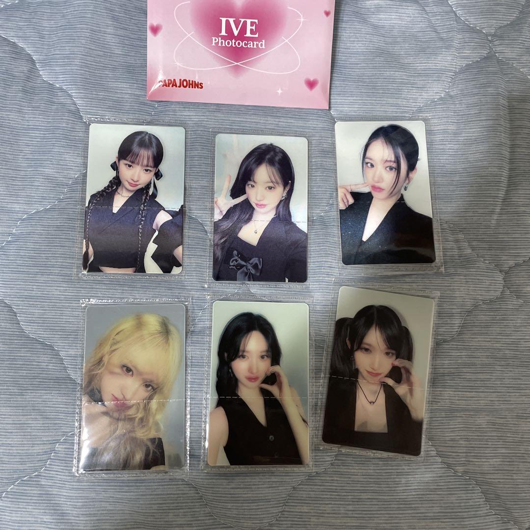 

[USED] IVE Signed Photo Cards (6-Piece Trading Cards) Layer Cards by Papajohns