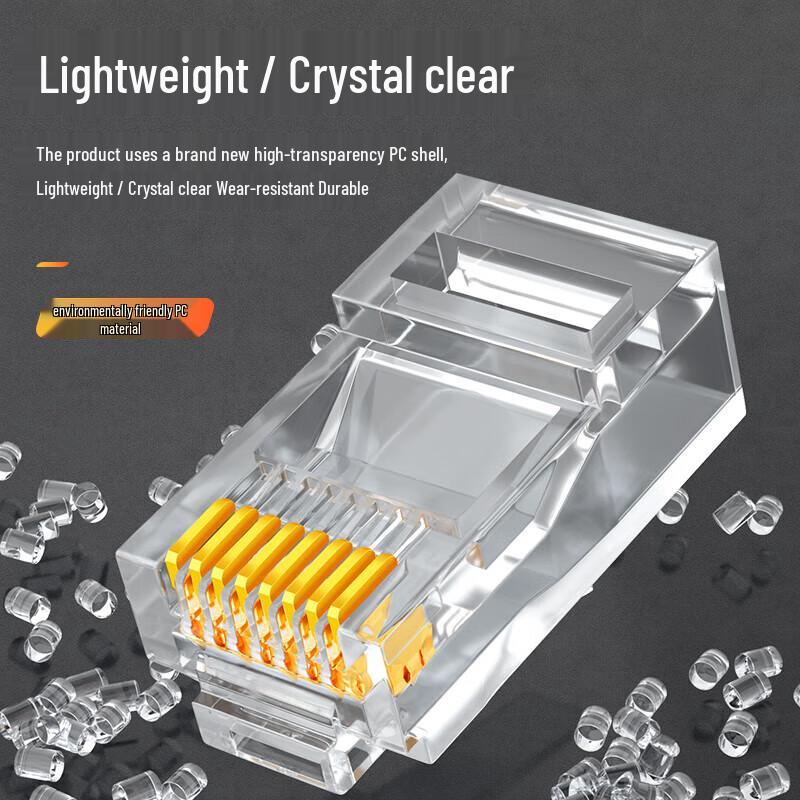 SAMZHE Cat6 RJ45 Ethernet Plugs