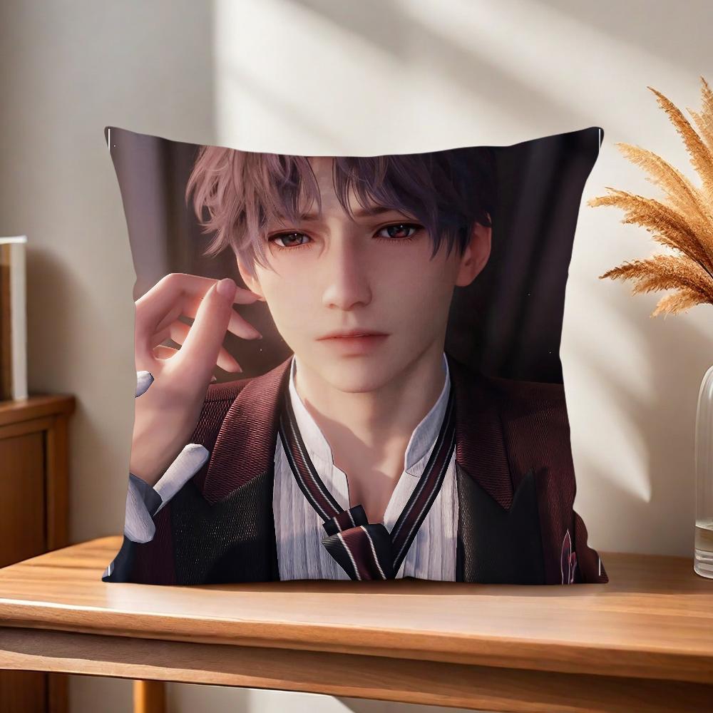 Game L-Love and Deepspace Comfortable soft Pillow Case for Sofa Living Room Home office Decor and Protective Covers