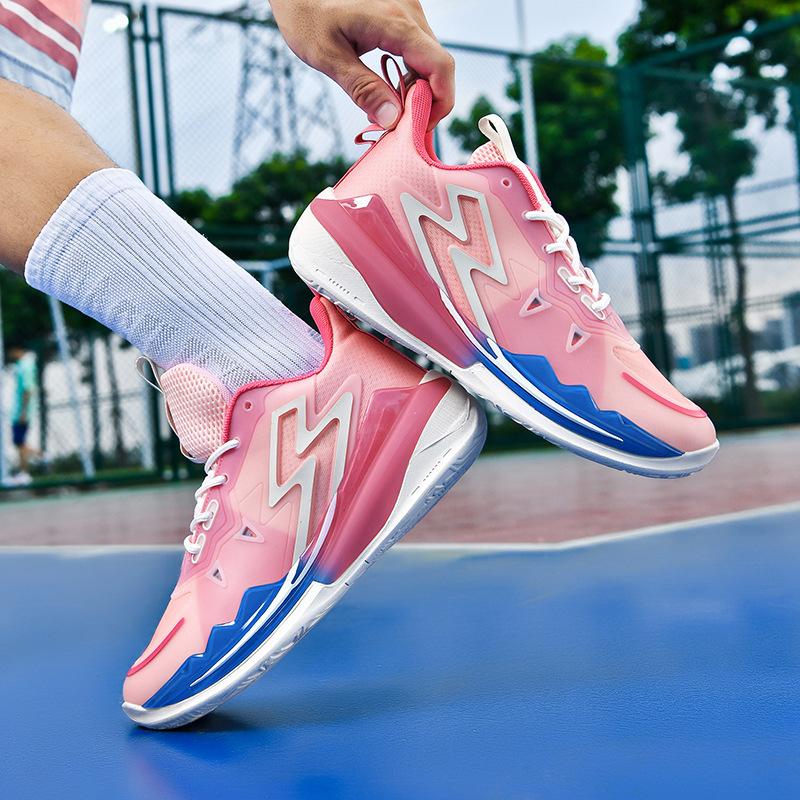 Basketball shoes 2025 spring new low-top breathable sports shoes non-slip wear-resistant training shoes youth actual combat sneakers